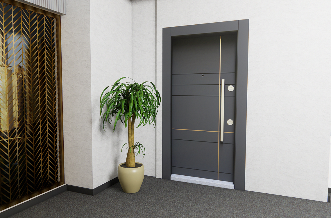 Kapaklı Çelik Kapıcı